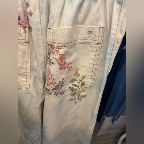 NWT Anthropologie Pilcro Pull-On High-Rise Wide-Leg Jeans - small * RARE * - Picture 8 of 10